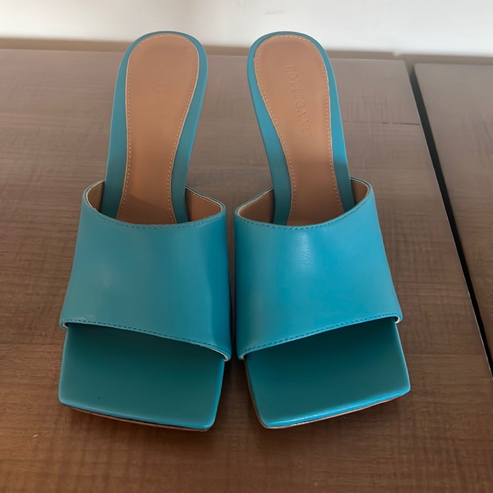 Blue sexy heels size 8